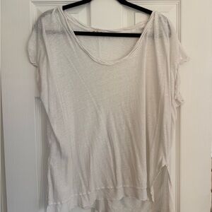 We The Free Oversized White Tee